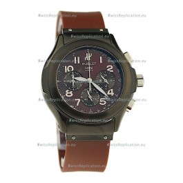 Hublot MDM Chronograph Swiss Replica Watch in PVD Casing