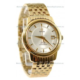 Omega Co-Axial Deville Japanese Gold Watch
