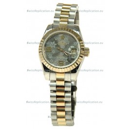 Rolex Datejust Floral Motif Ladies Swiss Replica Watch