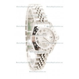 Rolex Datejust Ladies Silver Swiss Replica Watch