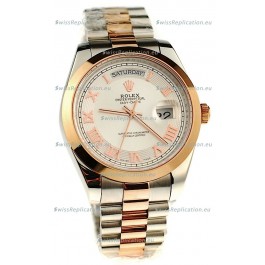 Rolex Day Date Two Tone Japanese Replica Watch 