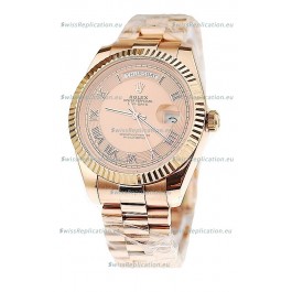 Rolex Day Date Pink Gold Swiss Replica Watch