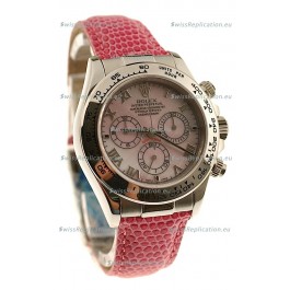 Rolex Daytona Cosmograph Swiss Replica Watch in Light Pink Pearl Dial