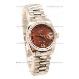 Rolex Oyster Perpetual Datejust Diamonds VI Japanese Replica Watch -36MM