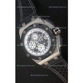 Audemars Piguet Royal Oak Offshore Rubens Barrichello Titanium Swiss Watch - Secs hand 12 O Clock