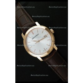 Audemars Piguet Jules Swiss Automatic Watch in Rose Gold Casing