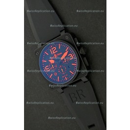 Bell and Ross BR01-94 7750 Swiss Watch in Red Markings