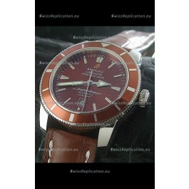 Breitling Superocean Swiss Replica Watch in Brown Dial