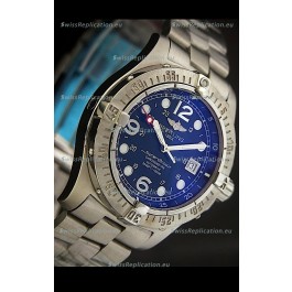 Breitling Superocean Swiss Replica Watch Steelfish in Blue Dial