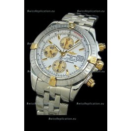 Breitling Windrider Swiss Replica Watch in Two Tone White Dial