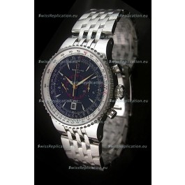 Breitling Montbrillant Legende Swiss Replica Watch in Black Dial
