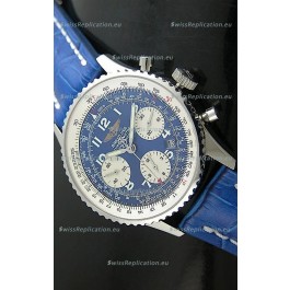 Breitling Navitimer Swiss Replica Watch in Blue Dial- Mirror Replica Watch