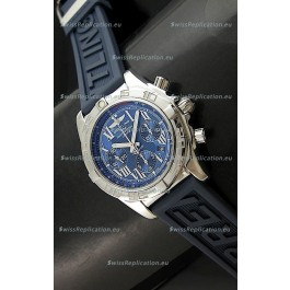 Breitling Chronomat Swiss Replica Watch in Rubber Strap