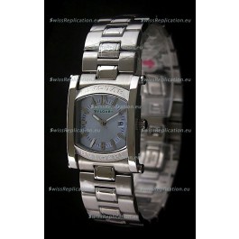 Bvlgari Assioma Japanese Replica Quartz Watch in Blue Dial