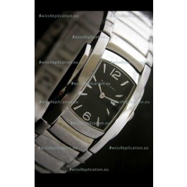 Bvlgari Assioma Japanese Replica Quartz Watch in Black Dial