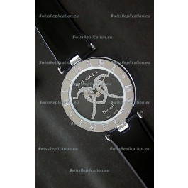 Bvlgari B.zerol Japanese Replica Quartz Watch in Black Dial