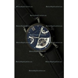 Bvlgari Sotirio Japanese Replica Automatic Watch in Blue Dial