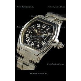 Cartier Roadster Swiss Replica Watch in Black Dial