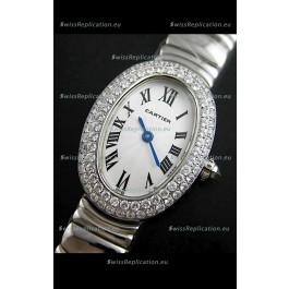 Cartier Ellipse Ladies Replica Watch in White Dial
