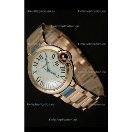 Ballon De Bleu Cartier Pink Gold Swiss Watch