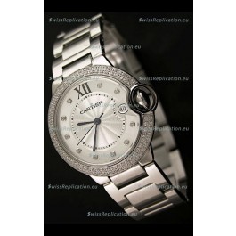 Balon Bleu de Cartier Mens Japanese Watch in Steel