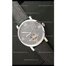 Cartier Calibre de Swiss Tourbillon Grey Watch