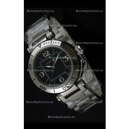 Cartier Pasha De Seatimer Japanese Quartz Watch in Black Dial