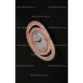 Chopard Xtravagza Swiss Replica Watch in Black Strap