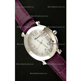 Chopard Happy Sport Ladies Japanese Replica Watch in Steel