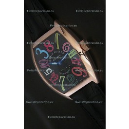 Franck Muller Crazy Color Dreams Japanese Replica Watch in Black Dial