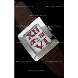 Franck Muller Geneve Infinity Japanese Special Watch in Red Markers