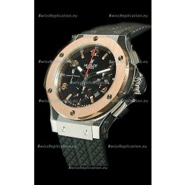 Hublot Big Bang Swiss Replica Watch in Rose Gold Bezel