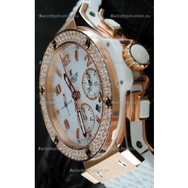 Hublot Big Bang Swiss Replica Watch in Rose Gold