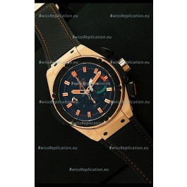 Hublot King Power F1 India Edition Swiss Watch in Pink Gold