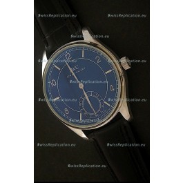 IWC Portuguese FA Jones Japanese Replica Watch in Black Dial