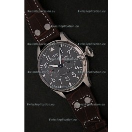 IWC Die Grosse Fliegeruhr Swiss Replica Watch in Dark Grey Dial 