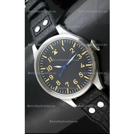 IWC Vintage Big Pilot Swiss Replica Watch in Stainless Steel Casing