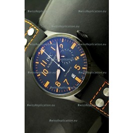IWC Die Grosse Fliegeruhr Swiss Replica Watch in Black Dial