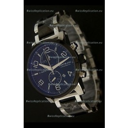 Montblanc FlyBack Chronometer Watch in Dark Black Dial