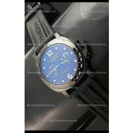 Panerai Luminor Regatta Swiss Watch in PVD Casing Rubber Strap
