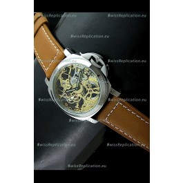 Panerai Luminor Skeleton Dial Swiss Watch