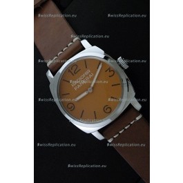 Panerai Radiomir California Vintage Homage Watch in Orange Dial