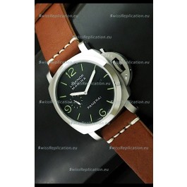 Luminor Panerai Japanese Replica Automatic Watch in Black Dial