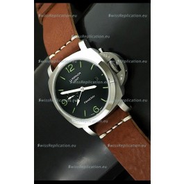 Luminor GMT Panerai Japanese Replica Automatic Watch in Black Dial
