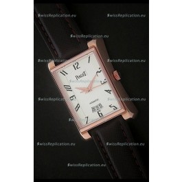 Piaget Tie Emperador Swiss Watch in White Dial