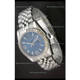 Rolex DateJust Replica Mens Watch in Blue Dial