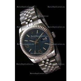 Rolex Datejust Mens Japanese Replica Watch in Blue Dial