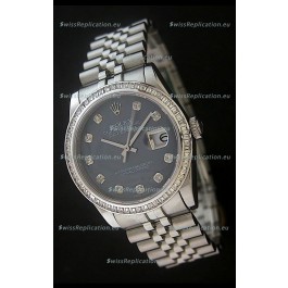 Rolex Datejust Japanese Replica Watch in Grey Dial