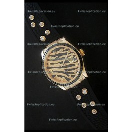 Rolex DateJust Rose Gold Diamond Japanese Replica Watch