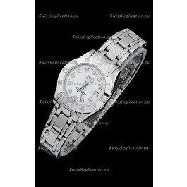 Rolex Datejust Ladies Swiss Replica Ladies Watch in Diamond Markers